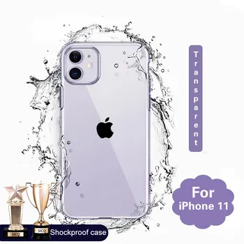 

LOVECOM Clear Shockproof Phone Case For iPhone 11 Pro Max XR XS Max 7 8 6 Plus Case Soft TPU Fitted Ultra-Slim Phone Back Cover