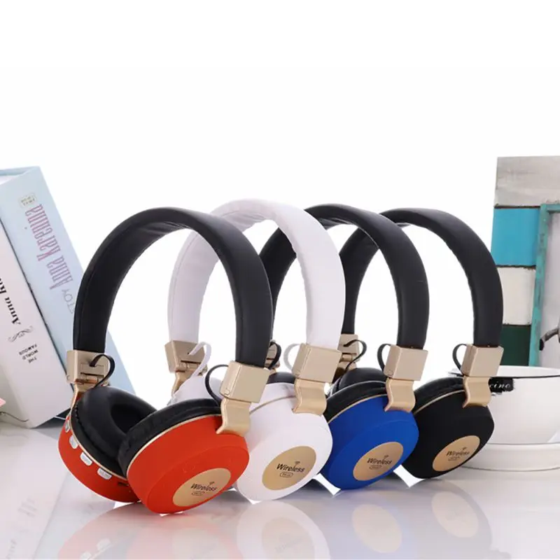 BK 66 Wireless Bluebooth Headphones Gaming Kids Headset FM Radio Support TF Card