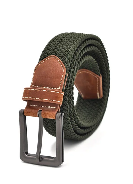 Cinturones elásticos casuales para hombre, cinturones de trabajo elásticos  para hombres grandes y altos