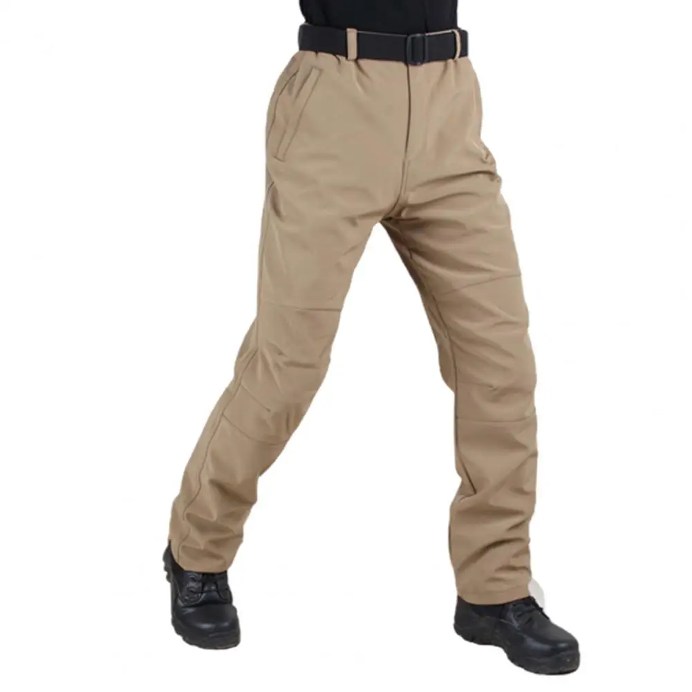 

Men Cargo Pants Casual Zipper Pockets Thick Warm Long Trousers Outdoor Hiking Cargo Pants Men's tracksuit 3XL спортивные штаны