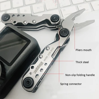 

DSLR Camera Rig Fold Screwdriver Kit Photography Easy Carry Wrenches Explorer Multifunction Light Weight Metal Screw Tool Set