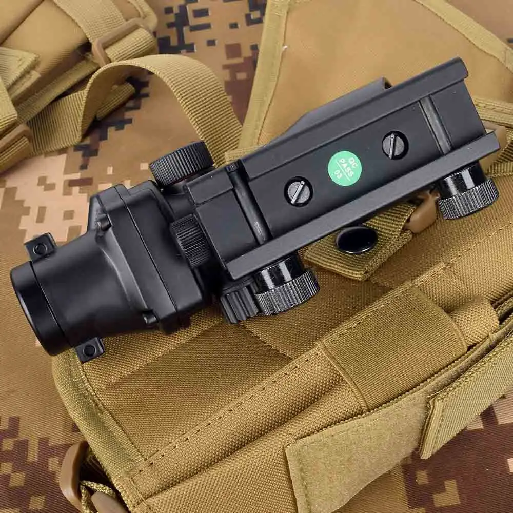Оптический прицел для винтовки ACOG 1X32 красного и зеленого цвета охотничьи прицелы