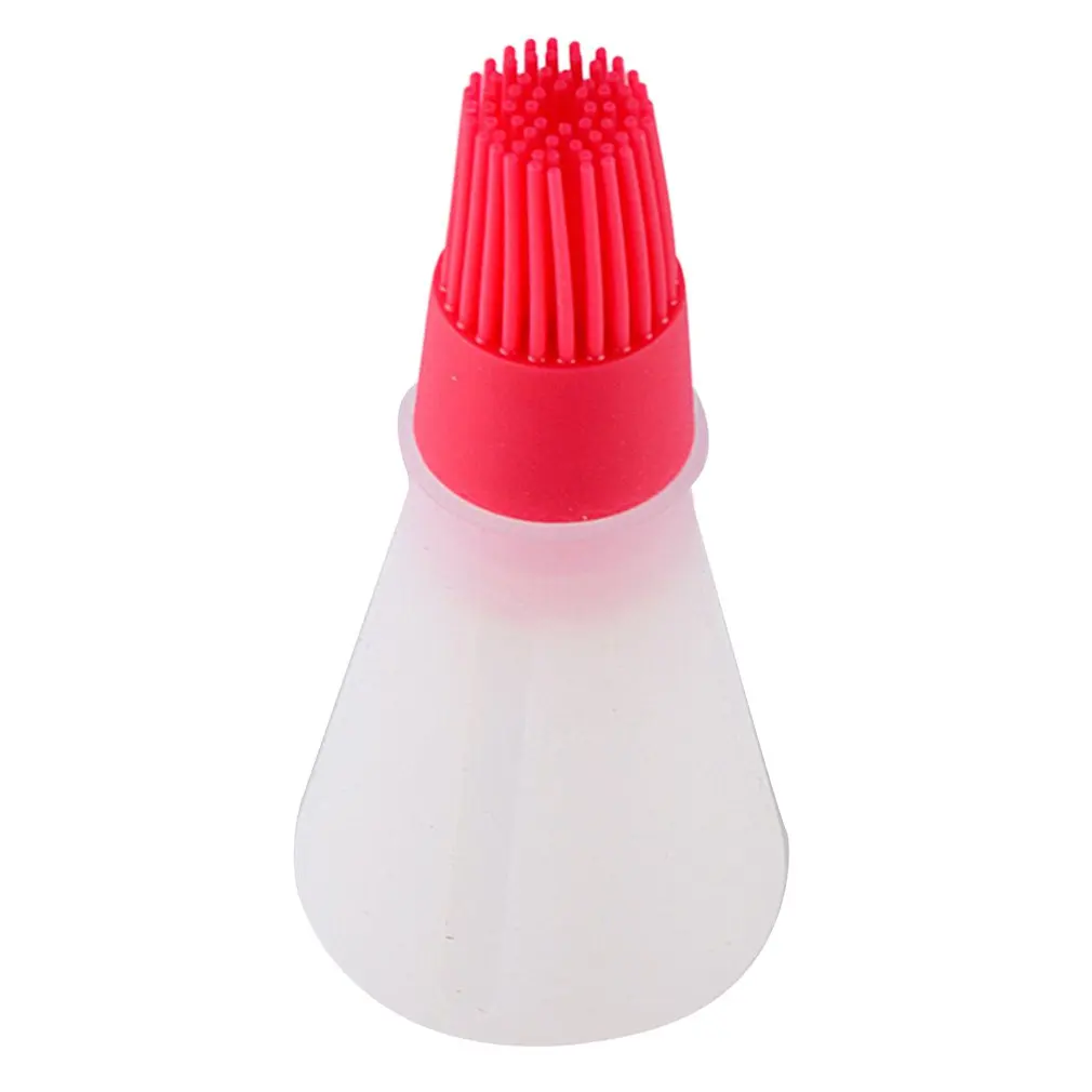 

Thicken With Oil Pot Oil Control Silicone Brush High Temperature Iron Plate Oil Bottle Brush Set Bbq Barbecue Brush