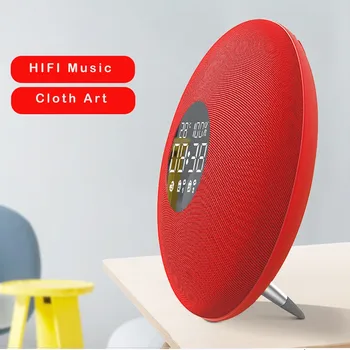 

Hifi Music Mirror Dual Sound Bluetooth Speaker (with Remote Control) Bluetooth + Aux + Tf Card Supports 3 Playback Modes #Zer