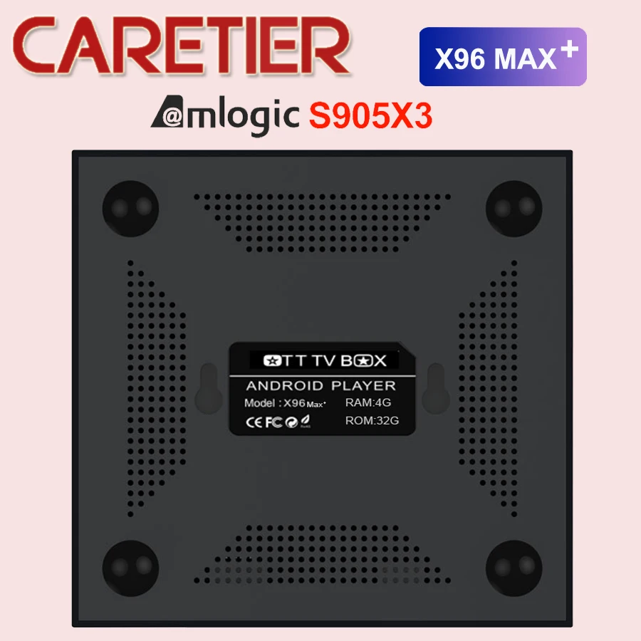 20 шт X96 MAX PLUS топ-бокс Android 9,0 Amlogic S905x3 Iptv комплект Bt 1000m LAN Четырехъядерный 4 ГБ 32 ГБ 64 Гб 8K DHL