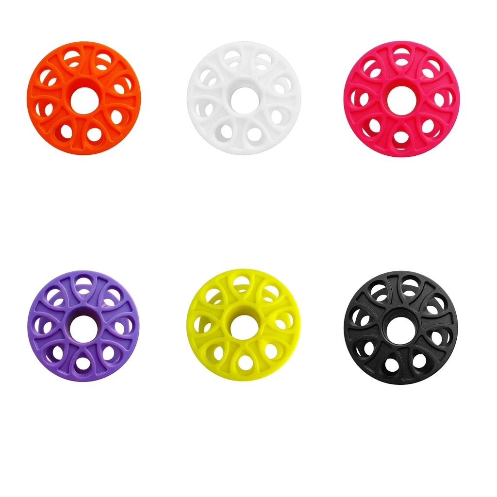 6 Pieces Scuba Diving Finger Reel Empty Guide Line Spool Water Sports Gear for Snorkeling Water Sports Underwater
