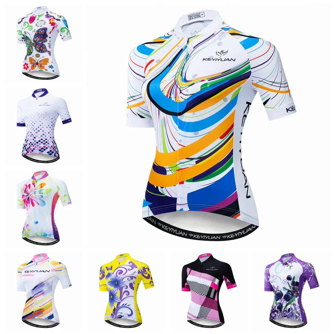 

2021 Cycling Jersey Women Bike Road MTB Bicycle Shirts Ropa Ciclismo Maillot Racing Top Girl Cycle Jackets Uniform Colorful Pink