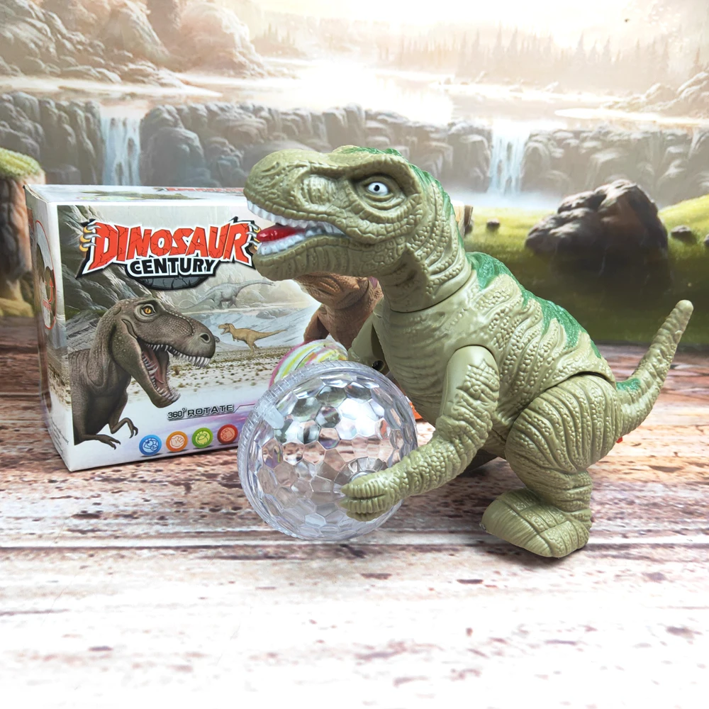 Triceratops с 3D подсветкой динозавр звук ходьба электрическая Интерактивная