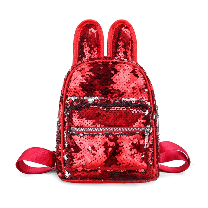 

Red cute Girls backpack sequins Kids primary school student Boys and Girls Backpack bag for school outdoor backpack