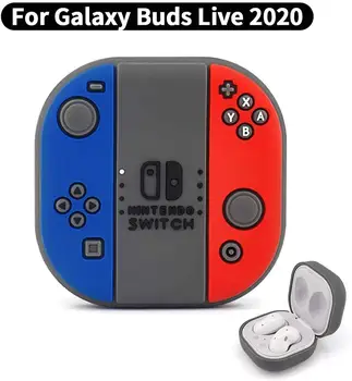 

Woocon Game Switch Designed for Galaxy Buds Live Case Cover, Cute Cartoon Funny 3D for Kids Girls Teens Boys Cover