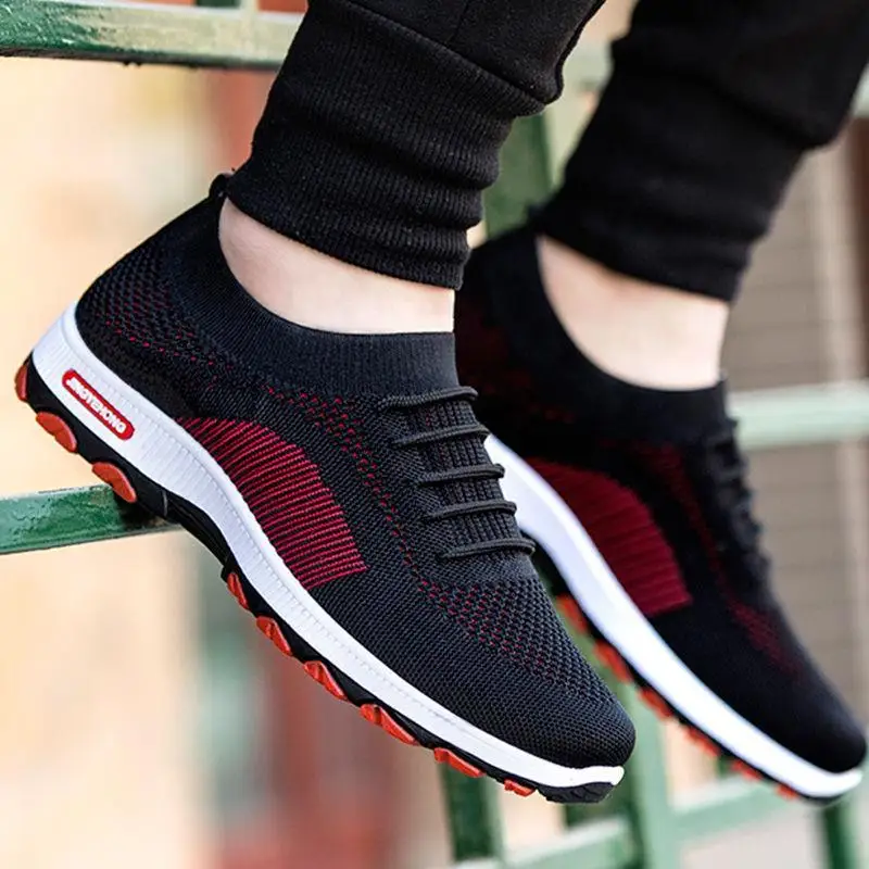 

Men's Knitted Casual Sports Shoes, New in 2023 Spring and Autumn, Comfortable, Breathable and Lightweight, Men's Tennis Shoes