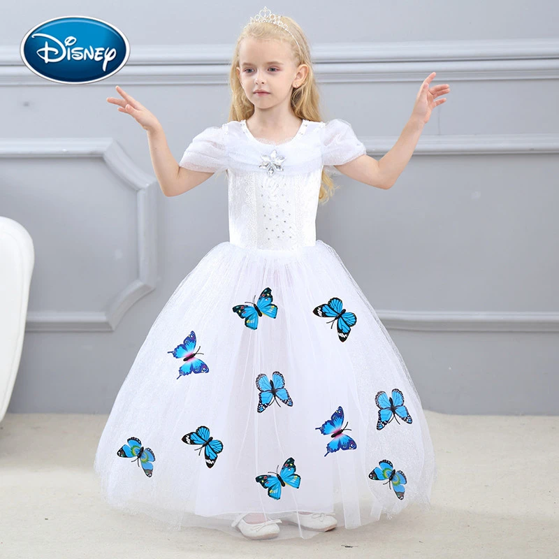 Robe Princesse Disney Pour Filles Tenue De Spectacle Tutu Cendrillon La Reine Des Neiges 10 Pieces Jupe Papillon Vetements Pour Enfants Aliexpress