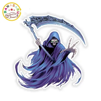 

Creative 3D Car Sticker Grim Reaper Skull, Used for Helmet Refueling Car Bumper JDM Decal Modeling Accessories, 14cm*13cm