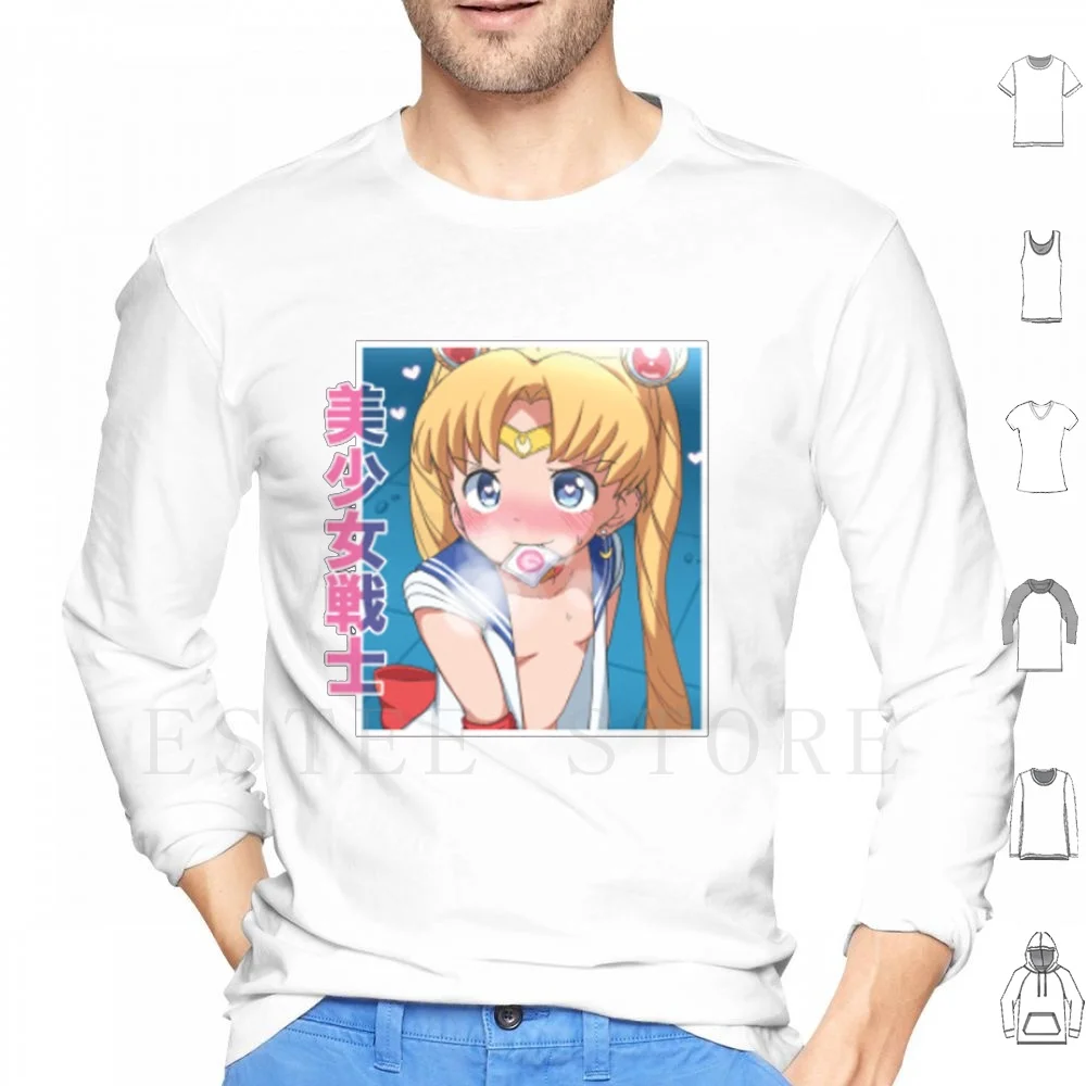 Eternal Anime Felpe Con Cappuccio Manica Lunga Eternal Crystal Serenity Armi Crystal Team Eternal Super Inner