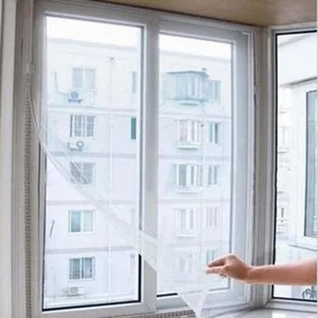 

Self sticking mosquito screen window /DIY mosquito netting / gauze screen invisible simple screen with magic stickers