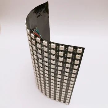 

16x16 Pixel WS2812B LED Digital Flexible Individually addressable Panel light 16*16 256leds mini led Screen Matrix Lamp DC5V