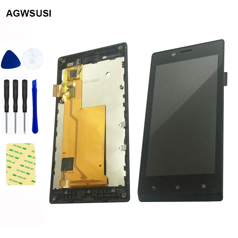 ЖК дисплей для Sony Xperia J ST26a ST26i ST26 панель модуль экрана + дигитайзер сенсорного