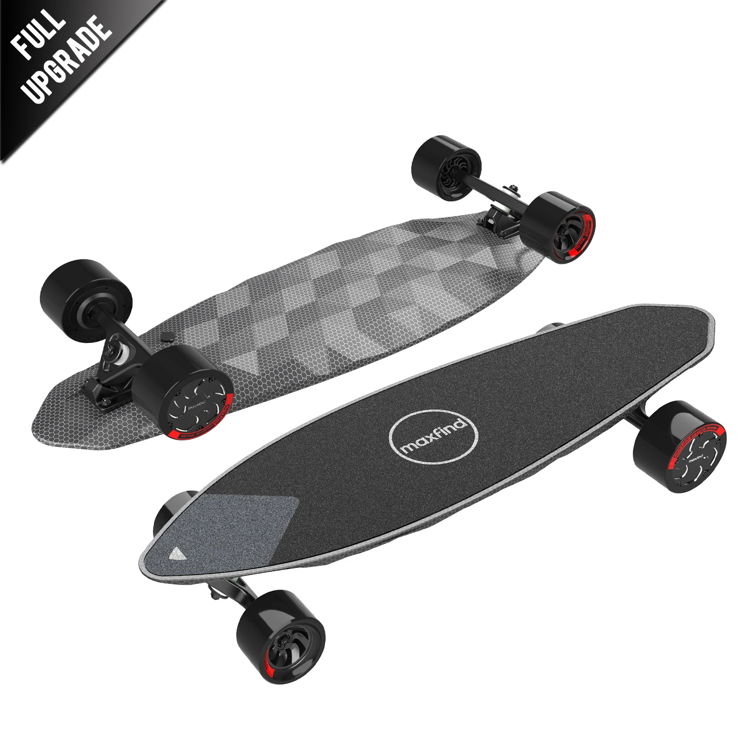 

Maxfind Max 2 Pro Limited Edition Electric Skateboard Dark Longboard 31" 23 MPH Top Speed 16 Miles Max Range Dual Motor