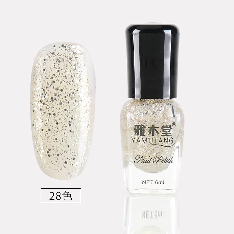 6ml-30colors лак для ногтей на водной основе, не содержит альдегида, Защита окружающей среды, зеркало, разрывающий пилинг, лак для ногтей, набор, bling