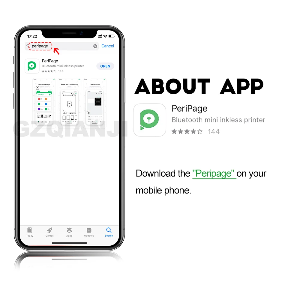 Мини POS Портативный Карманный Принтер Мобильный Тепловой Bluetooth 58 мм Беспроводной