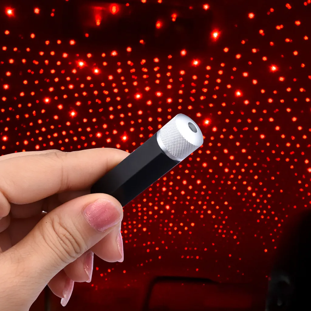 1 шт. 5 типов лампа для крыши автомобиля романтичный Usb Ночной светильник