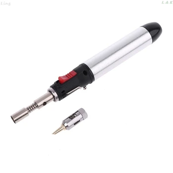 

HT-1937 Flame Butane Gas Soldering Iron 12ML Filling Capacity Pen Torch Tool for Welding Soldering