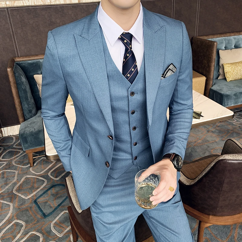 Terno terno masculino 2021 primavera e outono high end terno de ...