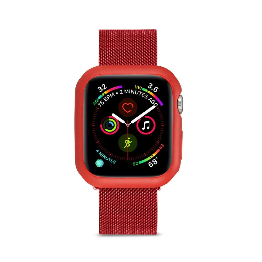 Защитный чехол для Apple Watch 4, 5, 3, 2, 1, 40 мм, 44 мм, защитный бампер для iWatch Series 4, 5, 3, 2, 42 мм, 38 мм