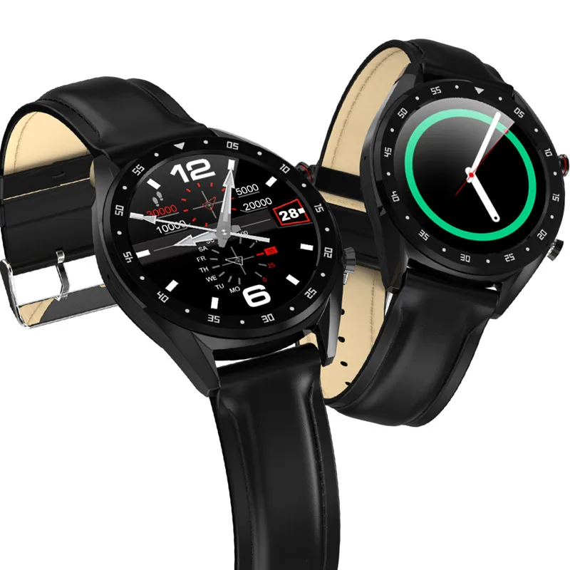 L7 Bluetooth Смарт-часы для мужчин ЭКГ+ PPG HRV монитор сердечного ритма кровяного давления IP68 водонепроницаемый смарт-браслет для Android IOS телефона