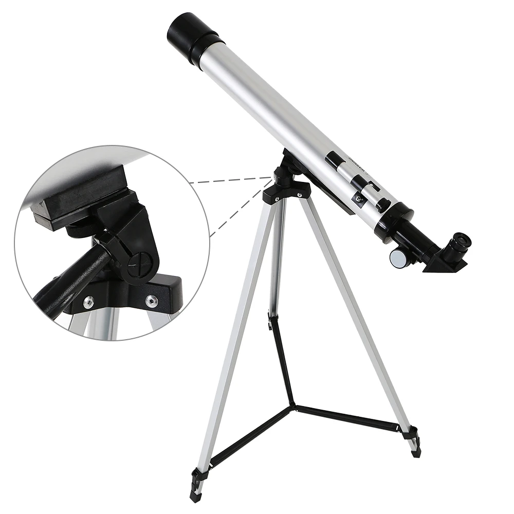 

Outdoor 100X Zoom Telescope 600x50mm Refractive Space Astronomical Telescope Monocular Travel Spotting Scope with Tripod