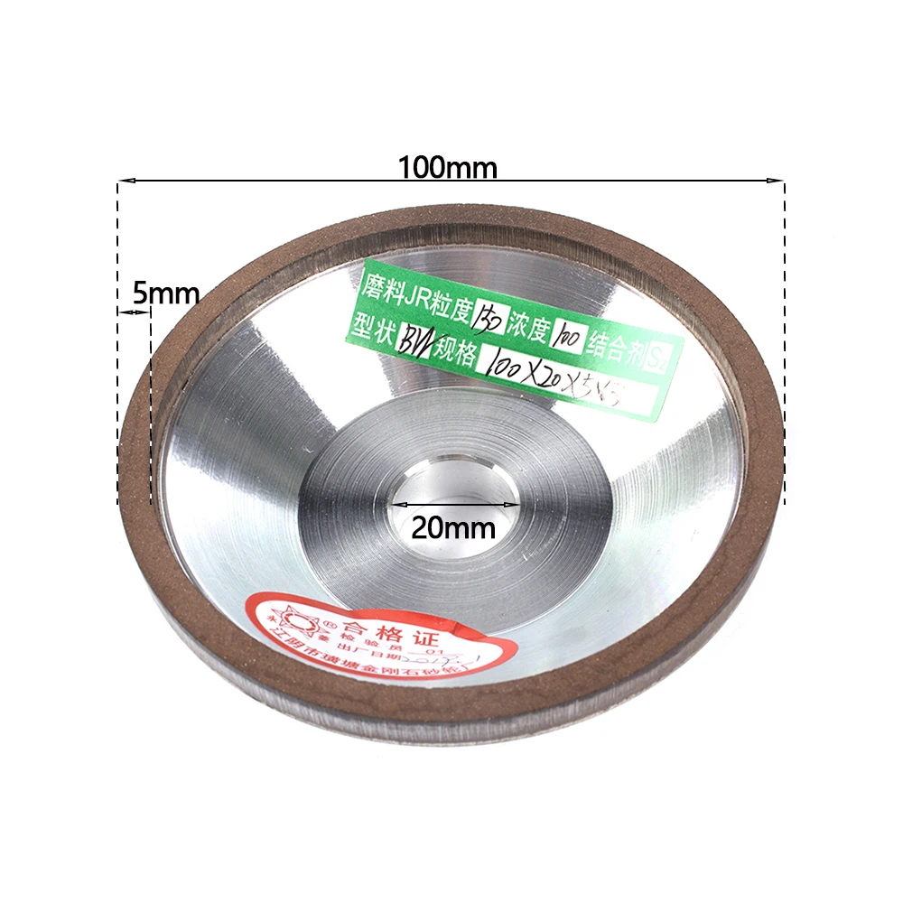 Алмазная чаша колесо 75 мм/100 мм/125 мм/150 мм алмазный круг шлифовальный круг Алмазный шлифовальный манжета колеса круг режущие диски для вольфрамовой стали фреза инструмент 75% Conce - Наружный диаметр: 100x32x20x5x3mm