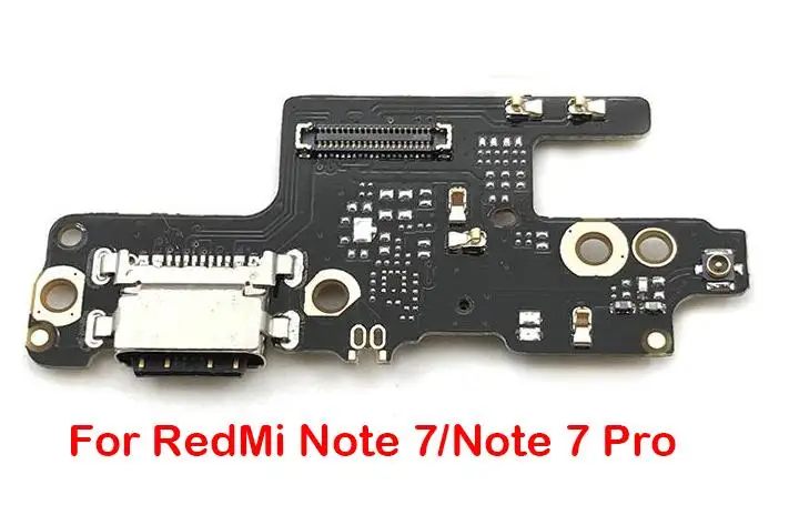 Док-разъем зарядное устройство для Xiaomi Redmi Note 7 6 5 5A Pro/Redmi Go 7 7A S2 USB зарядное устройство порт зарядки Шлейф плата - Цвет: Redmi Note 7 Pro