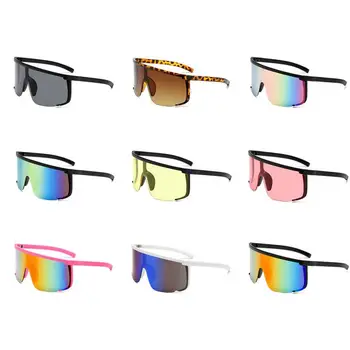 

Large Mirror Sun Glasses Outdoor Motocross Glasses Fashion Trend Riding Sunglasses For Men Women Eyeglasses Cycling Glasses