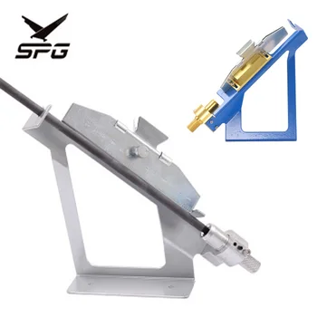 

SPG Aluminum Archery Fletching Jig Tool Clamp Adjustable DIY With Straight Clamp Suitable For 2-4 Feathers Arrow
