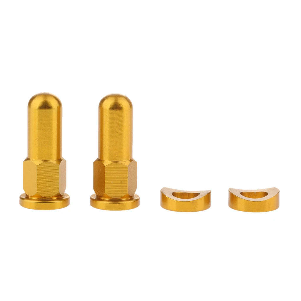 1 Pair Black Aluminum Alloy Rim Lock Nuts and Washers for Dirt Bike CRF  