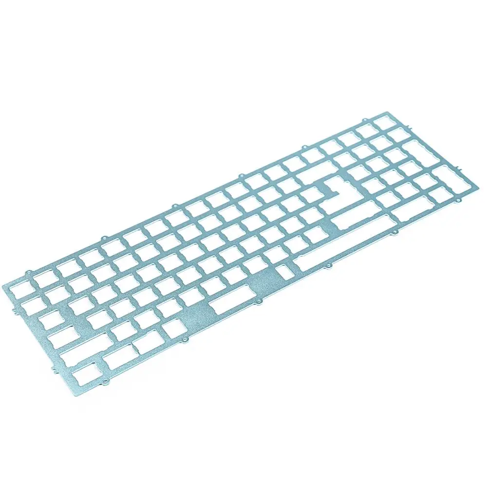 Ymdk-melody 96 Pvd Brass Plate Alumínio Placa Fundo Acrílico Case Teclado - Imagem 3