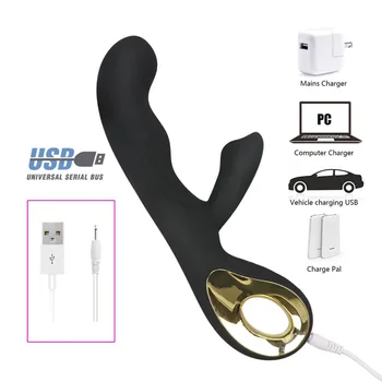 USB Charging 10 Speed G Spot Vibrator Dildo Sex toy Vibrator Vaginal Clitoral Massager Female Masturbator Sex Toys for Women 5