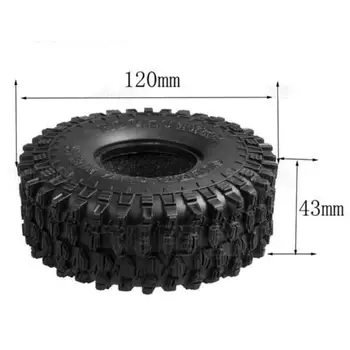

1/10 RC Model Wheel Tires 4PCS 1.9'' 120MM for DIY Car Crawler SCX10 D90 TRX-4 TH13436-SMT2
