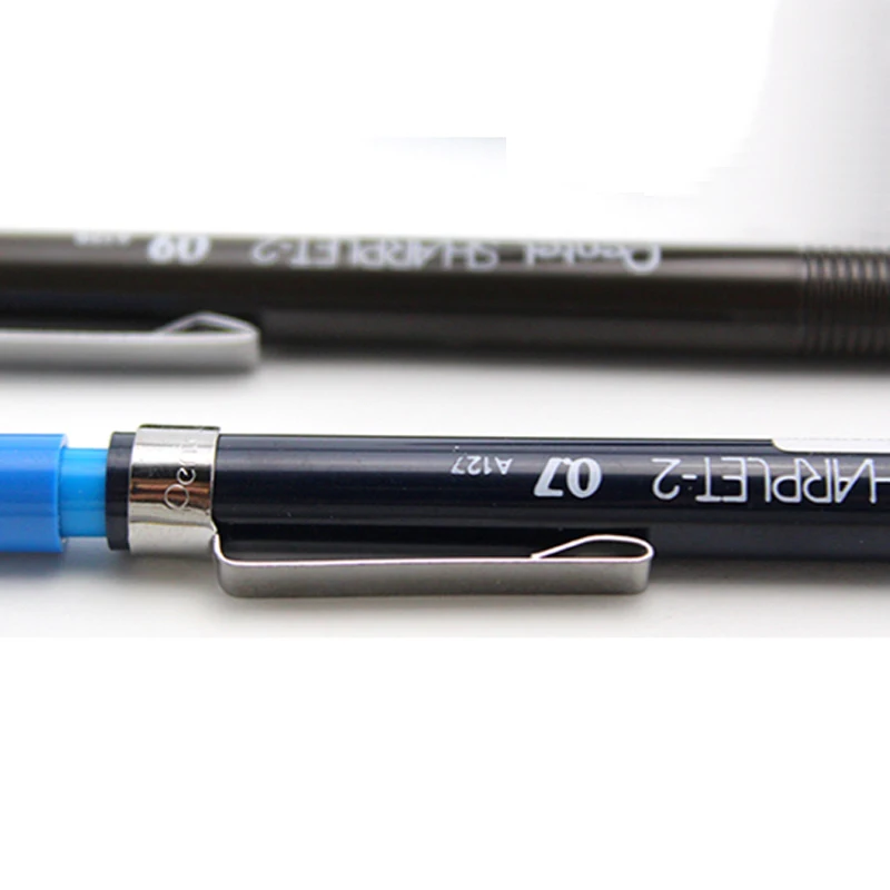 6 шт./лот Pentel механический карандаш A127/A129 карандаш с резиновой 0,7/0,9 мм