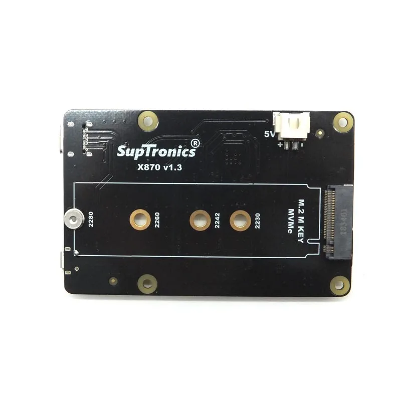  Raspberry Pi X870 NVMe M.2 2280/2260/2242/2230 SATA SSD Schild X870 Expansion Board für Raspberry p