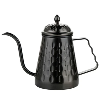 

Coffee Kettle Stainless Steel Pour over Gooseneck Kettle Hand Drip Tea Pot with Long Slender Spout Coffee Drip Kettle Pot Black