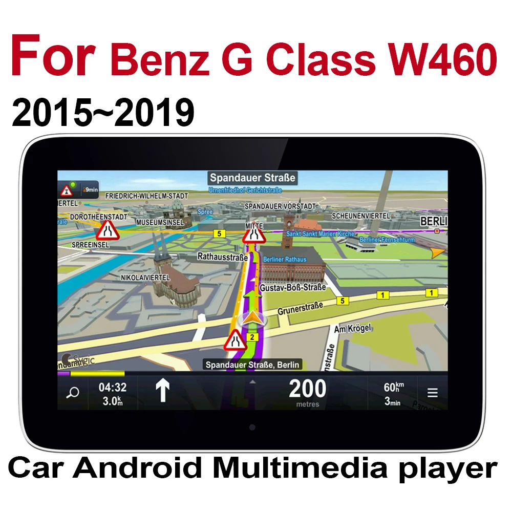Автомагнитола для Mercedes Benz G Class W460 2015 ~ 2019 GPS мультимедийный плеер стерео HD экран