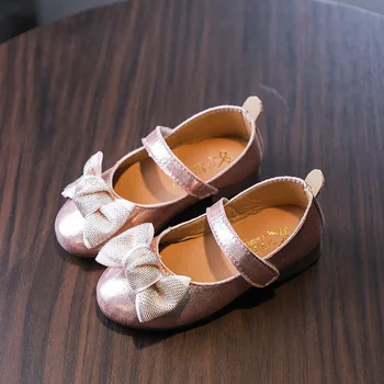 

2019 Summer Girls Leather Shoes Sandals Children Princess Dress White Maiden Ballet Kids Fashion Flat Shoes Party Wedding Shoes