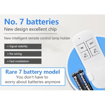 

E27 Screw Wireless Remote Control Light Lamp Base Bulb Holder Cap Socket Adapter Alexa Google Home Smart Home