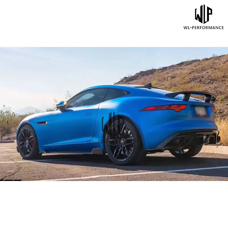 F-type Высокое качество углеродного волокна Гоночные Авто боковые юбки фартук для тела для Jaguar F-type автостайлинг 14-15