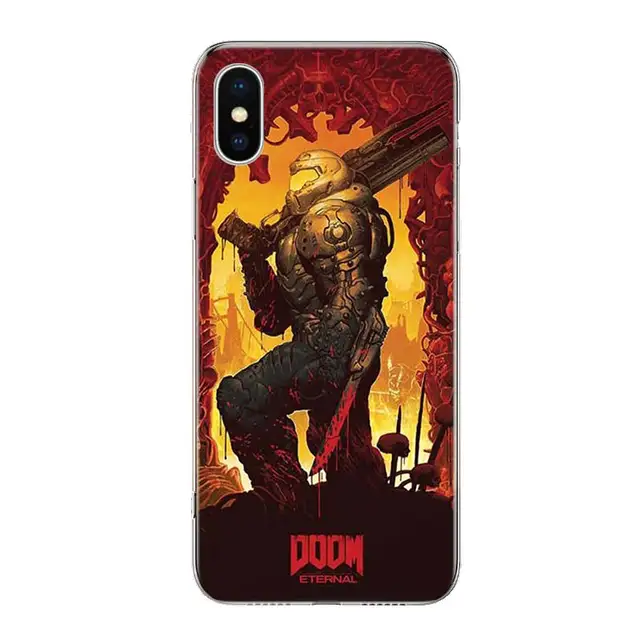 HOT GAME DOOM ETERNAL Phone Case For Apple Iphone 13 Pro Max 11 12 Mini SE 2020 X XS XR 8 7 Plus 6 6S 5 5S Cover Shell Coque QB364-8