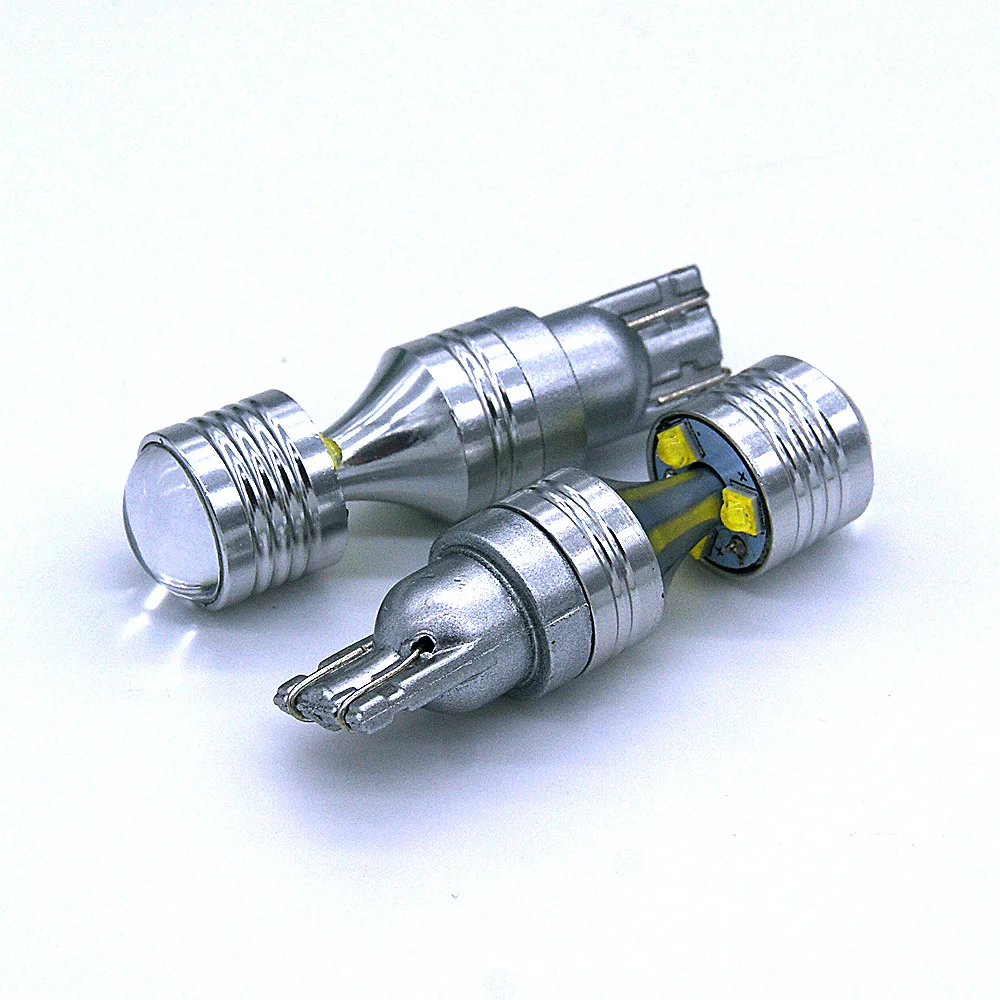 2 шт. 30 Вт T10 W5W 6SMD 6 светодиодный ошибок Габаритные фонари для автомобиля замена лампы белые дневные ходовые огни автомобиля светодиодные лампы для чтения