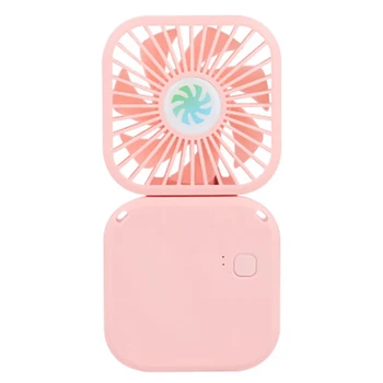 

Handheld Mini Fan USB Charging Foldable Fan Mute Desktop Mini Fan Hanging Neck Fan GK99