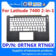 Ноутбук Упор для рук верхняя крышка чехол сборки Клавиатура чехол C shell серебро для Dell Latitude 7400 2-в-1 0RTN6X RTN6X