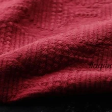 Высококачественная льняная одежда, ткань с вышивкой, хлопок, чонсам, плотная осенне-зимняя стеганая ткань, 130 см* 50 см/шт